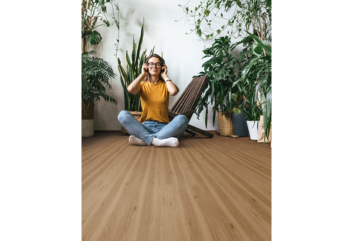 Aπεικονίζει Πάτωμα Laminate Kronospan Novella Rugged Oak.